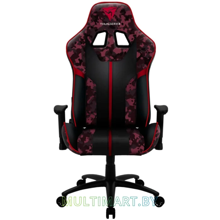 Кресло компьютерное ThunderX3 BC3 Camo Blood Dusk Air (красный камуфляж)
